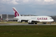 Qatar Airways Airbus A380-861 (F-WWSC) at  Hamburg - Finkenwerder, Germany