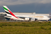 Emirates Airbus A380-861 (F-WWSD) at  Hamburg - Finkenwerder, Germany