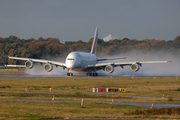 Emirates Airbus A380-861 (F-WWSD) at  Hamburg - Finkenwerder, Germany