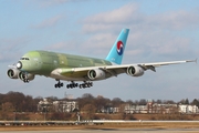Korean Air Airbus A380-861 (F-WWSD) at  Hamburg - Finkenwerder, Germany