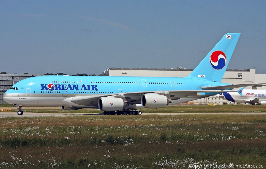 Korean Air Airbus A380-861 (F-WWSD) | Photo 64101