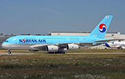 Korean Air Airbus A380-861 (F-WWSD) at  Hamburg - Finkenwerder, Germany
