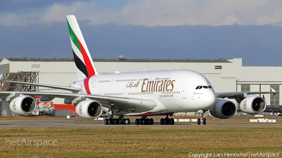 Emirates Airbus A380-842 (F-WWSF) | Photo 148217