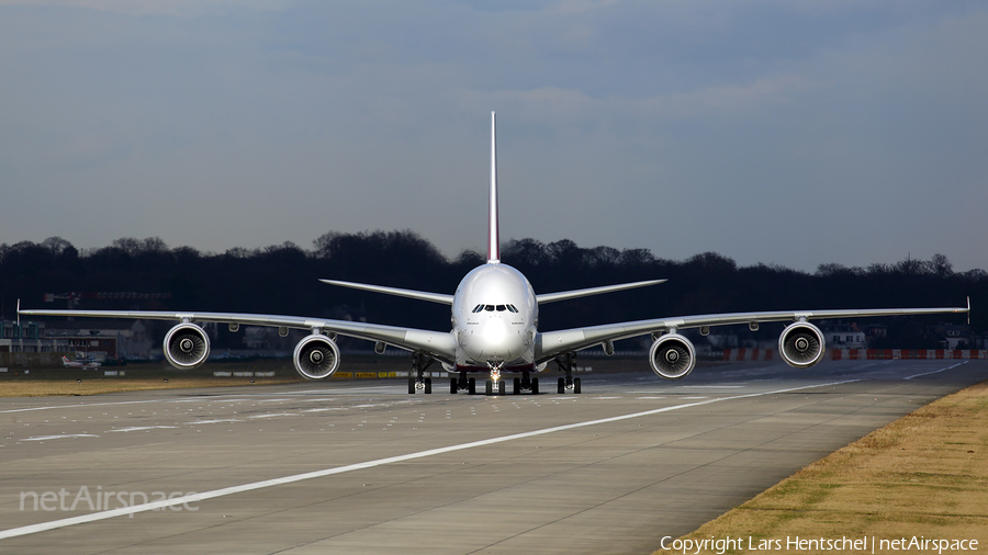 Emirates Airbus A380-842 (F-WWSF) | Photo 148218