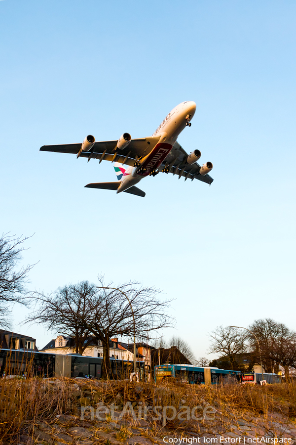 Emirates Airbus A380-842 (F-WWSF) | Photo 150344
