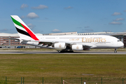 Emirates Airbus A380-861 (F-WWSF) at  Hamburg - Finkenwerder, Germany