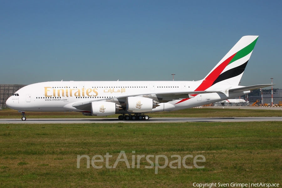 Emirates Airbus A380-861 (F-WWSF) | Photo 29896