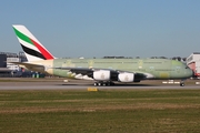 Emirates Airbus A380-861 (F-WWSG) at  Hamburg - Finkenwerder, Germany