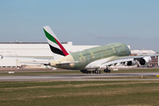 Emirates Airbus A380-861 (F-WWSG) at  Hamburg - Finkenwerder, Germany