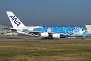 All Nippon Airways - ANA Airbus A380-841 (F-WWSH) at  Hamburg - Finkenwerder, Germany