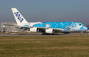 All Nippon Airways - ANA Airbus A380-841 (F-WWSH) at  Hamburg - Finkenwerder, Germany