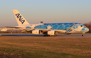 All Nippon Airways - ANA Airbus A380-841 (F-WWSH) at  Hamburg - Finkenwerder, Germany