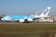 All Nippon Airways - ANA Airbus A380-841 (F-WWSH) at  Hamburg - Finkenwerder, Germany