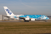 All Nippon Airways - ANA Airbus A380-841 (F-WWSH) at  Hamburg - Finkenwerder, Germany