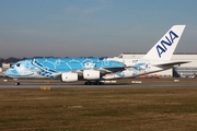 All Nippon Airways - ANA Airbus A380-841 (F-WWSH) at  Hamburg - Finkenwerder, Germany