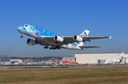 All Nippon Airways - ANA Airbus A380-841 (F-WWSH) at  Hamburg - Finkenwerder, Germany