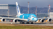 All Nippon Airways - ANA Airbus A380-841 (F-WWSH) at  Hamburg - Finkenwerder, Germany