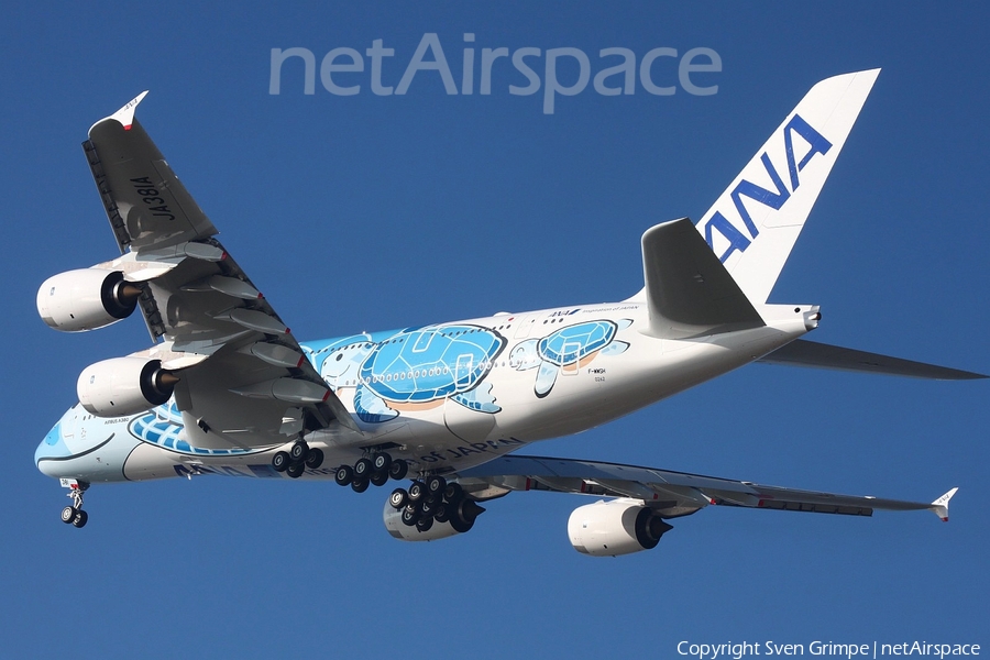 All Nippon Airways - ANA Airbus A380-841 (F-WWSH) | Photo 304657