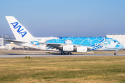 All Nippon Airways - ANA Airbus A380-841 (F-WWSH) at  Hamburg - Finkenwerder, Germany