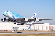 All Nippon Airways - ANA Airbus A380-841 (F-WWSH) at  Hamburg - Finkenwerder, Germany