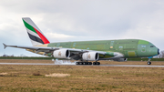 Emirates Airbus A380-842 (F-WWSH) at  Hamburg - Finkenwerder, Germany