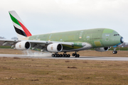 Emirates Airbus A380-842 (F-WWSH) at  Hamburg - Finkenwerder, Germany