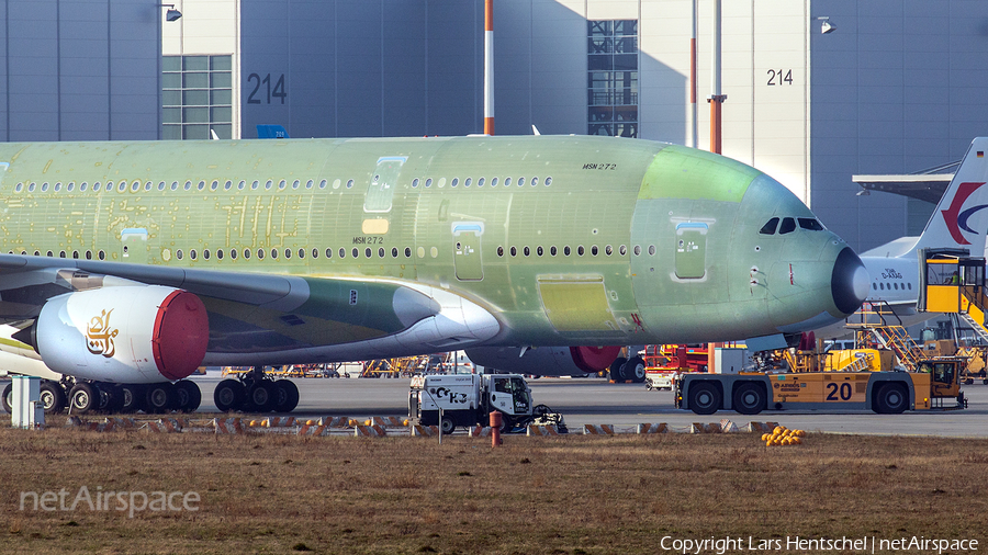 Emirates Airbus A380-842 (F-WWSH) | Photo 438360