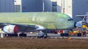 Emirates Airbus A380-842 (F-WWSH) at  Hamburg - Finkenwerder, Germany