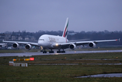 Emirates Airbus A380-842 (F-WWSH) at  Hamburg - Finkenwerder, Germany