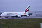 Emirates Airbus A380-842 (F-WWSH) at  Hamburg - Finkenwerder, Germany