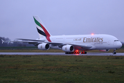 Emirates Airbus A380-842 (F-WWSH) at  Hamburg - Finkenwerder, Germany