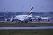 Emirates Airbus A380-842 (F-WWSH) at  Hamburg - Finkenwerder, Germany