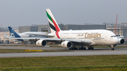 Emirates Airbus A380-842 (F-WWSH) at  Hamburg - Finkenwerder, Germany