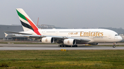 Emirates Airbus A380-842 (F-WWSH) at  Hamburg - Finkenwerder, Germany