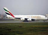 Emirates Airbus A380-842 (F-WWSH) at  Hamburg - Finkenwerder, Germany