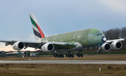 Emirates Airbus A380-842 (F-WWSH) at  Hamburg - Finkenwerder, Germany