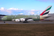 Emirates Airbus A380-842 (F-WWSH) at  Hamburg - Finkenwerder, Germany