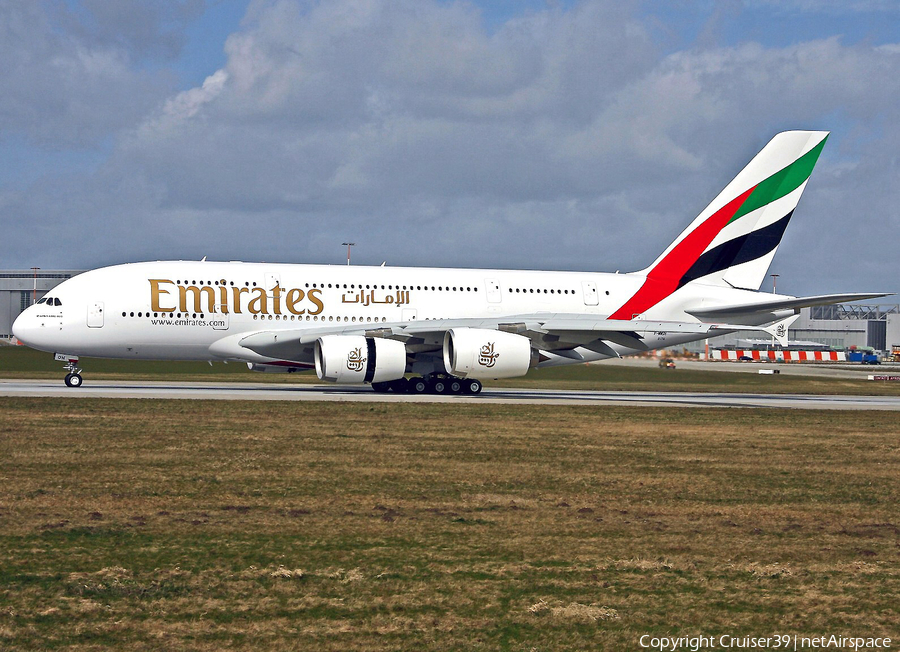 Emirates Airbus A380-861 (F-WWSH) | Photo 106532