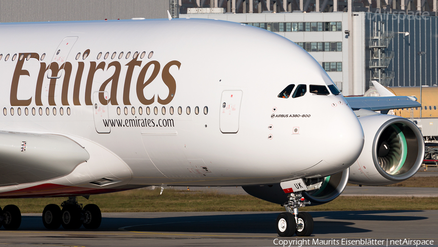 Emirates Airbus A380-861 (F-WWSH) | Photo 133111