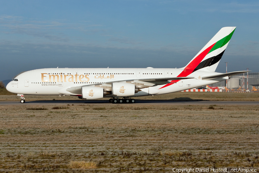 Emirates Airbus A380-861 (F-WWSH) | Photo 482316