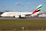 Emirates Airbus A380-861 (F-WWSH) at  Hamburg - Finkenwerder, Germany