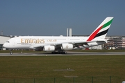 Emirates Airbus A380-861 (F-WWSH) at  Hamburg - Finkenwerder, Germany