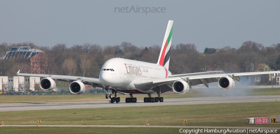 Emirates Airbus A380-861 (F-WWSH) | Photo 74081