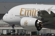 Emirates Airbus A380-861 (F-WWSH) at  Hamburg - Finkenwerder, Germany