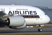 Singapore Airlines Airbus A380-841 (F-WWSH) at  Hamburg - Finkenwerder, Germany