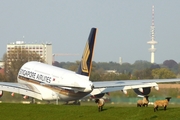 Singapore Airlines Airbus A380-841 (F-WWSI) at  Hamburg - Finkenwerder, Germany