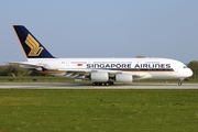 Singapore Airlines Airbus A380-841 (F-WWSI) at  Hamburg - Finkenwerder, Germany