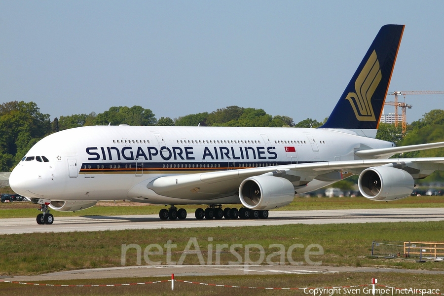 Singapore Airlines Airbus A380-841 (F-WWSI) | Photo 19608