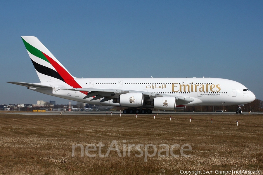 Emirates Airbus A380-861 (F-WWSJ) | Photo 23365