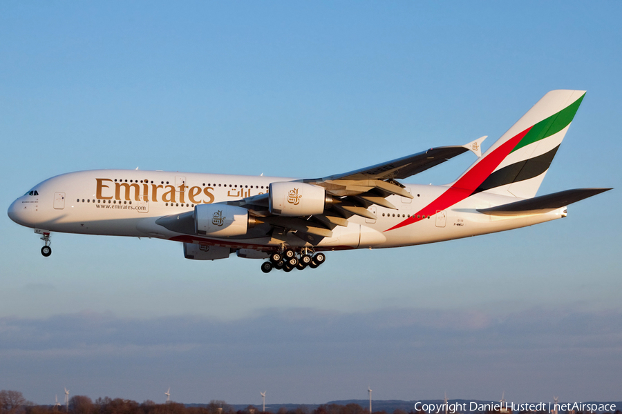 Emirates Airbus A380-861 (F-WWSJ) | Photo 659164